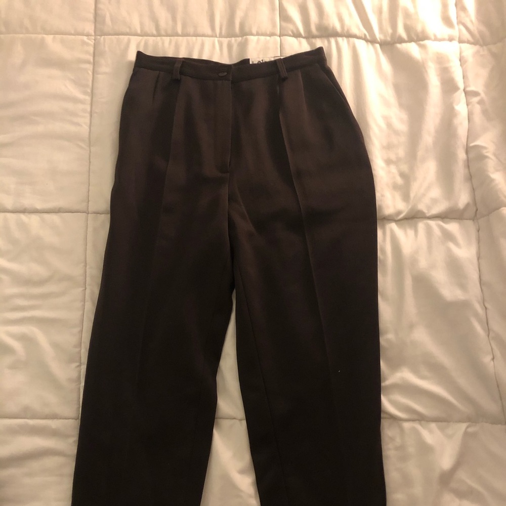 Dark brown trousers by electre